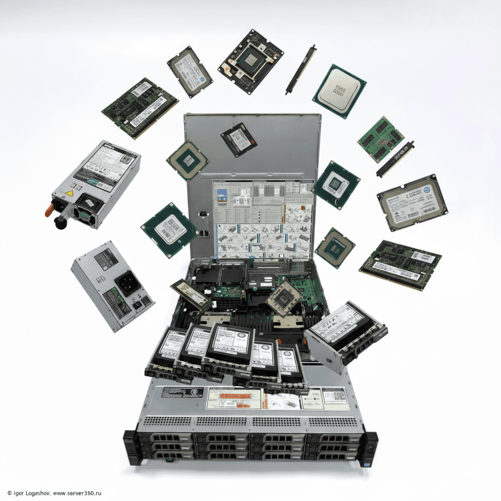 Онлайн-конфигуратор серверов — выбор компонентов